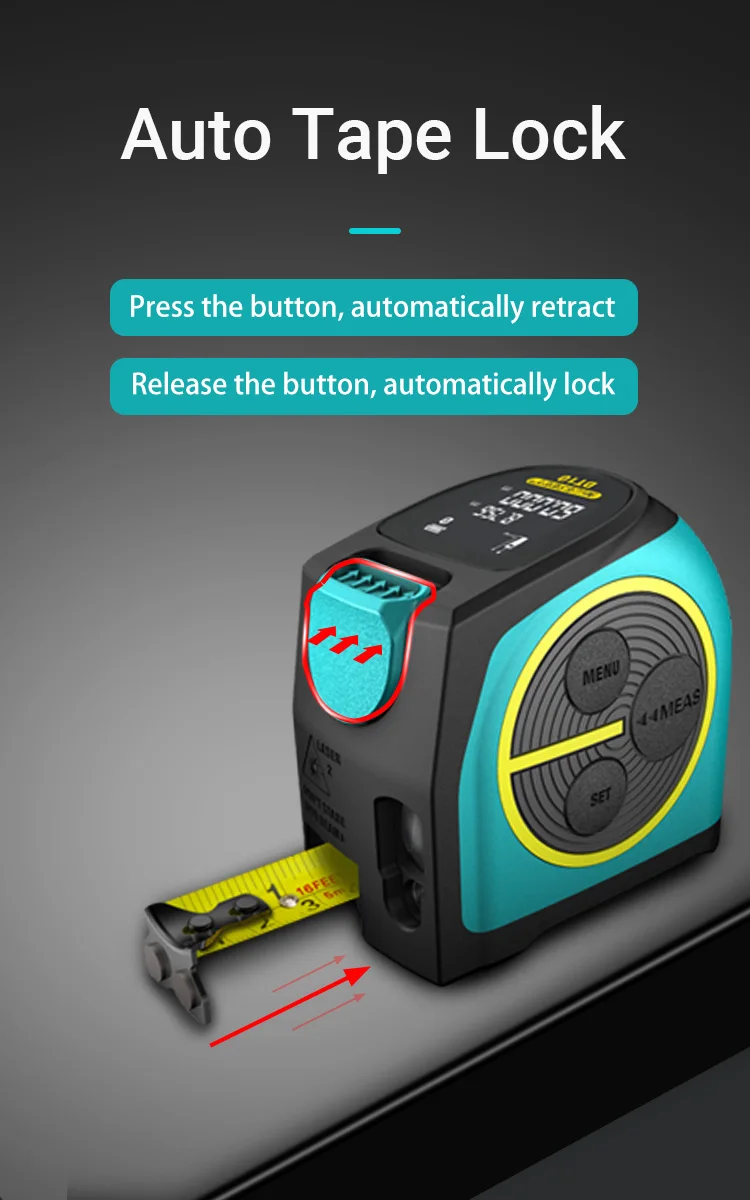 Mileseey DT10 Custom Logo Measuring Digital Laser Tape Measure