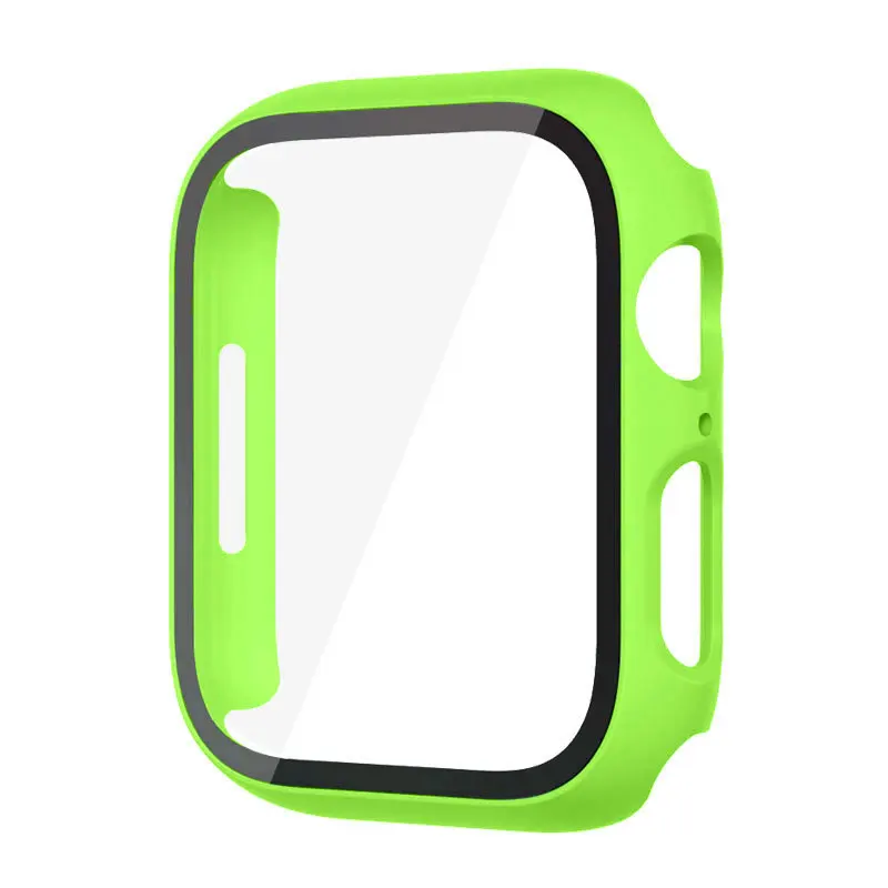 Durable Glass Case for Apple Watch - PC Screen Protector Cover and Accessories