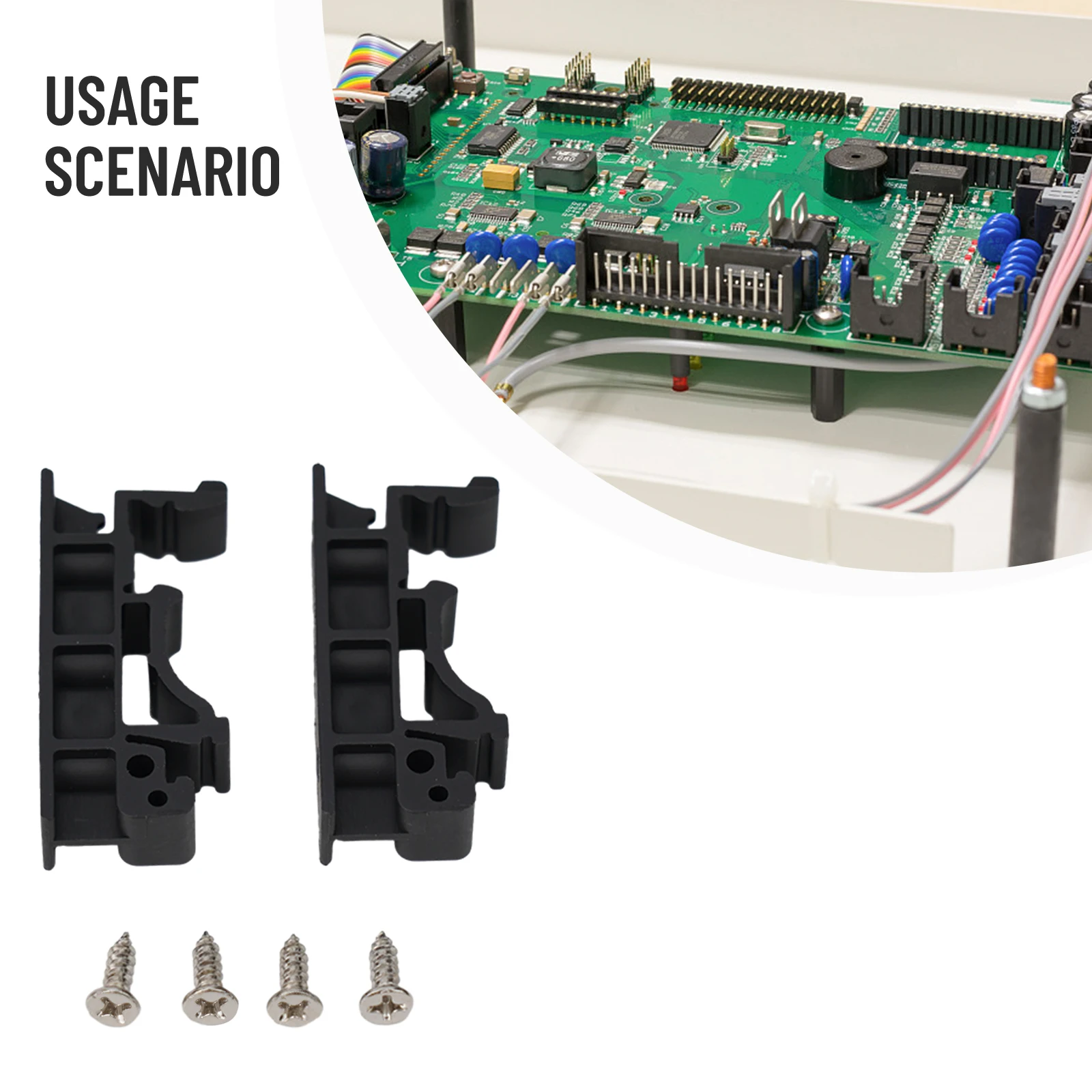 Adattatore Per Montaggio Su Guida Din Pcb Da 2 Pezzi 35Mm Supporto Per Staffa Per Circuito Stampato Clip Per Supporto Adattatore Per Scheda Di Control