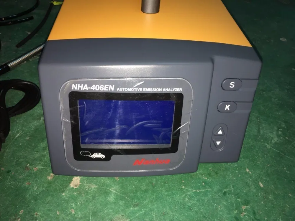 Portable Exhaust Emission Analyzer NHA406 For HC, CO, CO2,O2 with Printer Automotive Gas Testing