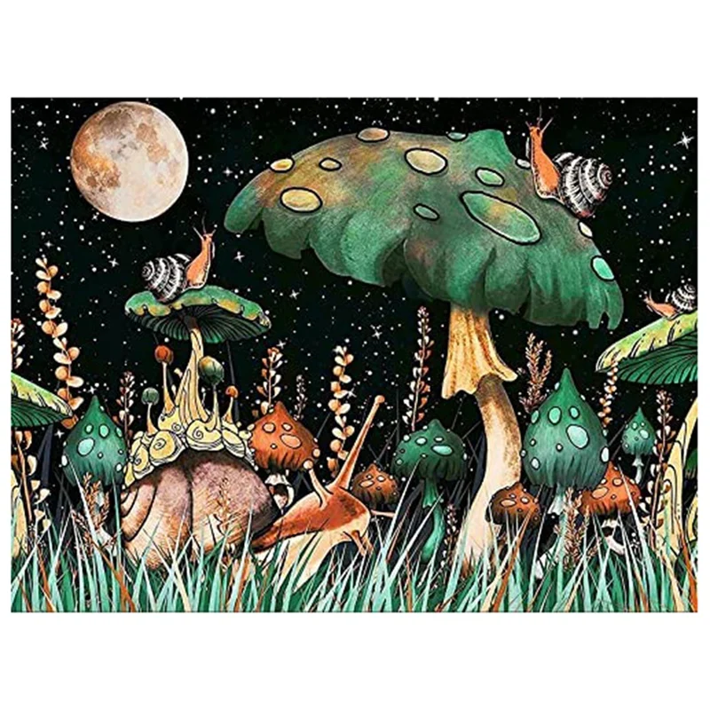 Mushroom Diamond Painting Kit For Adults Full Diamond Dot Painting