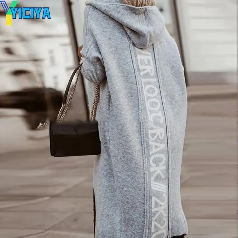 

YICIYA Cardigan Women Clothing Knitwears Long Cardigans Sweater Women Casual Vintage Cardigan Autumn Winter Coat Jacket Cardigan