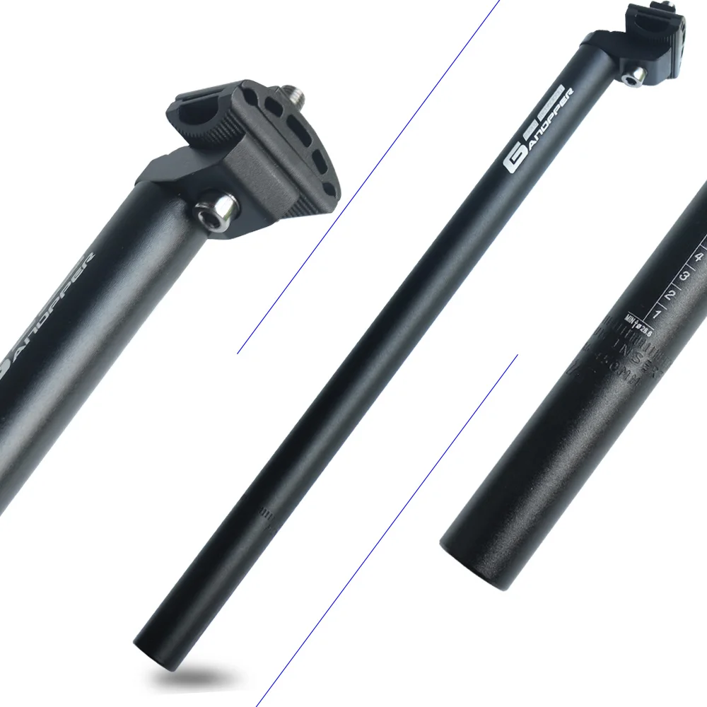 Tige de selle de vélo 27,2/28,6/30,8/31,6, 450 mm de