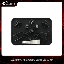 GuliKit KingKong 3 Controller Accessory Pack with Rear Paddles, Custom Button Set, and Keycap Puller (Black)