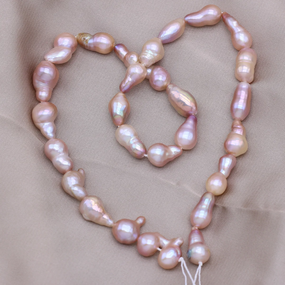 Purple Natural Freshwater Pearl Droplet Shape Beaded 7-8MM For Jewelry DIY Making Necklace Bracelet Earring Accessories