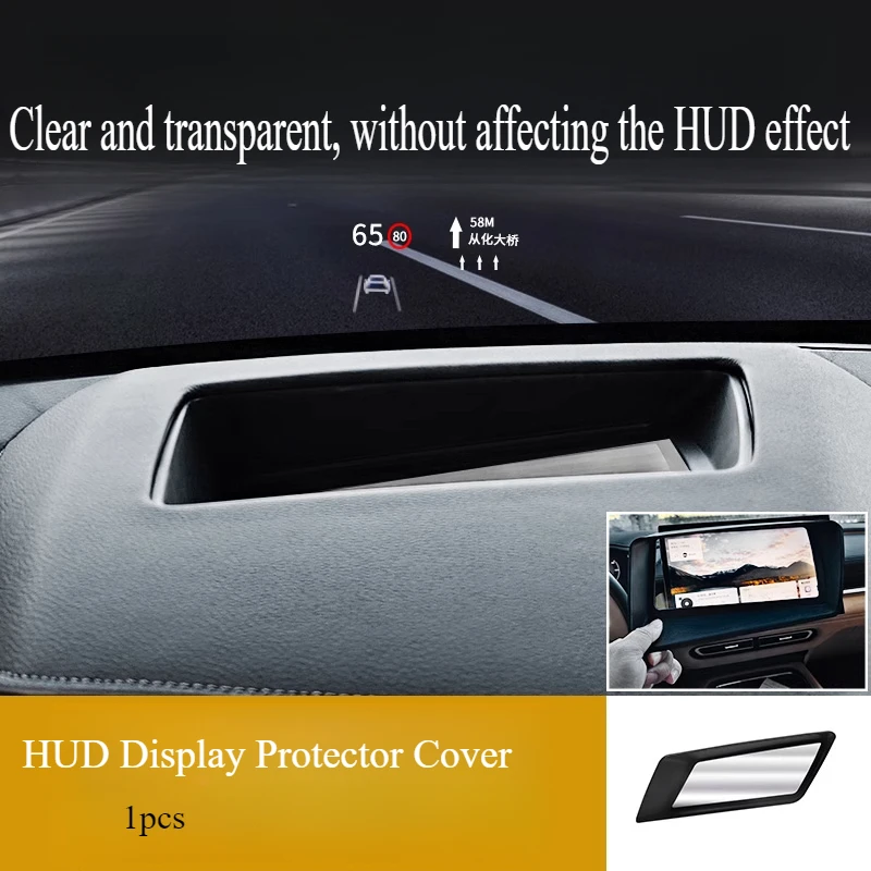 For Mazda 6e EZ6 Car HUD Display Protective Cover Dashboard Dust Shield Anti-Dust Cover Protector Car Interior Accessories detail image 6