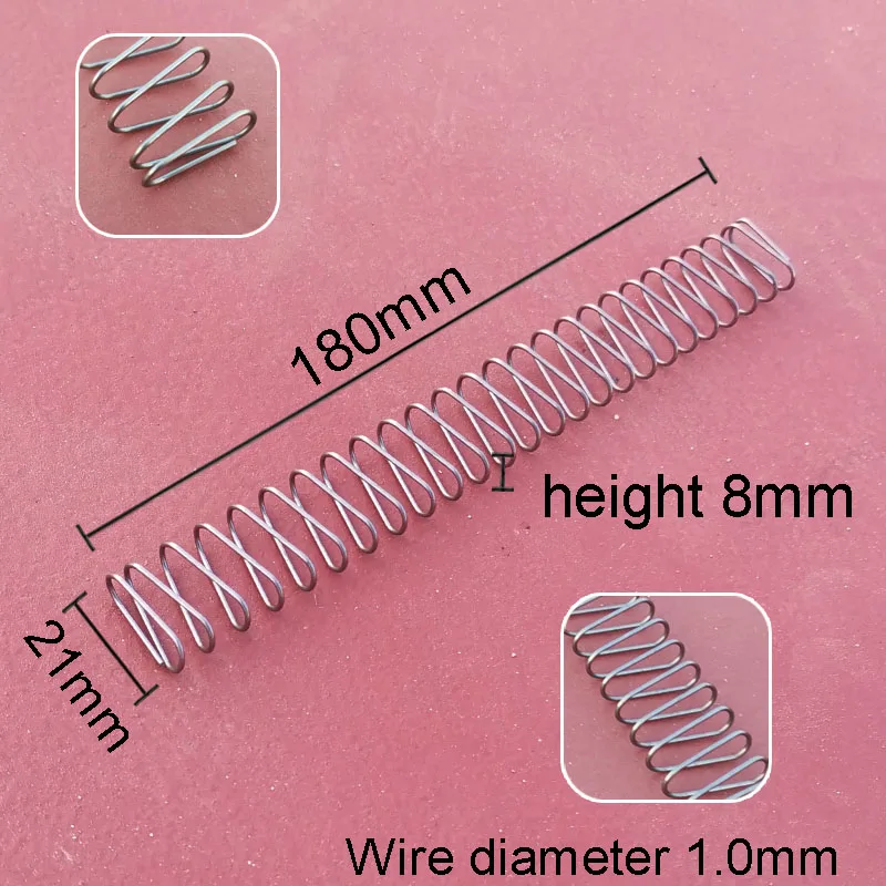 1.0mm Wire Diameter Square Flat Spring Compression Spring