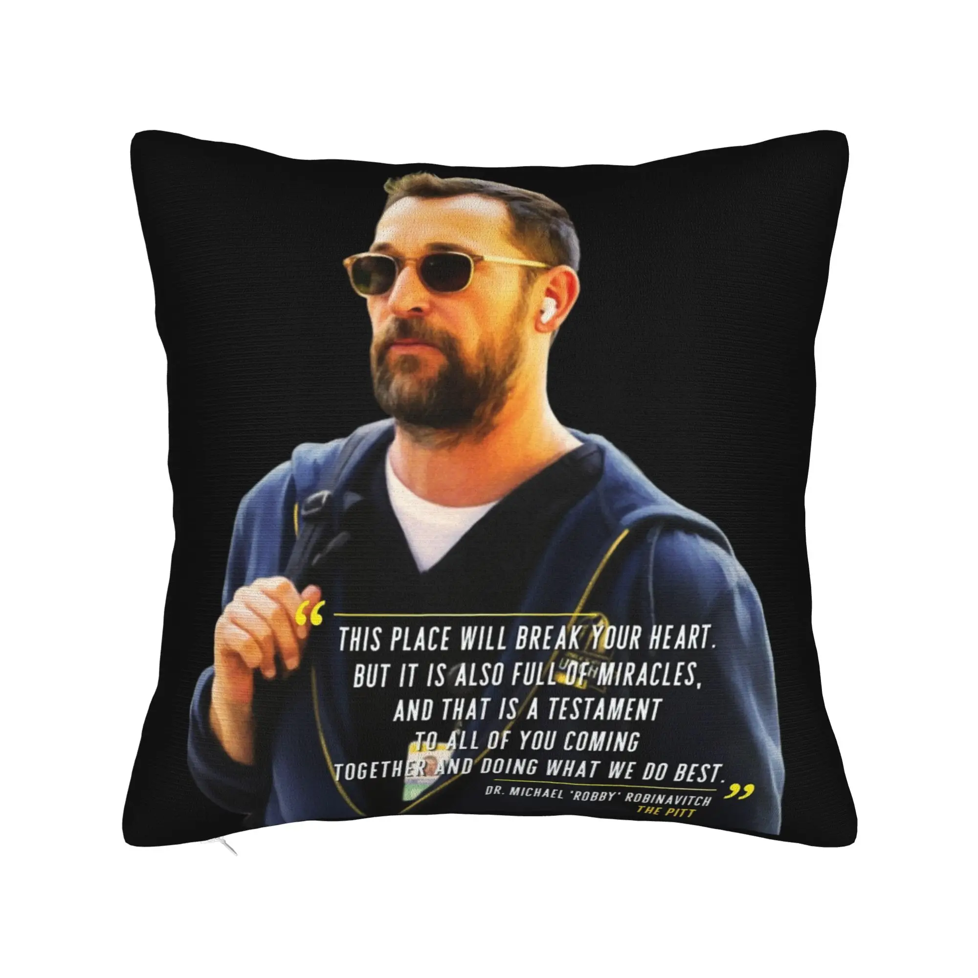 Decorative Multicolor Square Throw Pillow Cover - The Pitt Merch Home Collection