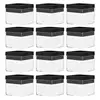 12pcs Transparent Plastic Square Box Mineral Specimen Collection Box Storage Box 1