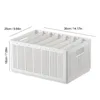 Wardrobe Clothes Organizer With Detachable Dividers 7 Grids Folding Clothes Organizer For Closet Storage For Jeans Socks Shirts 4