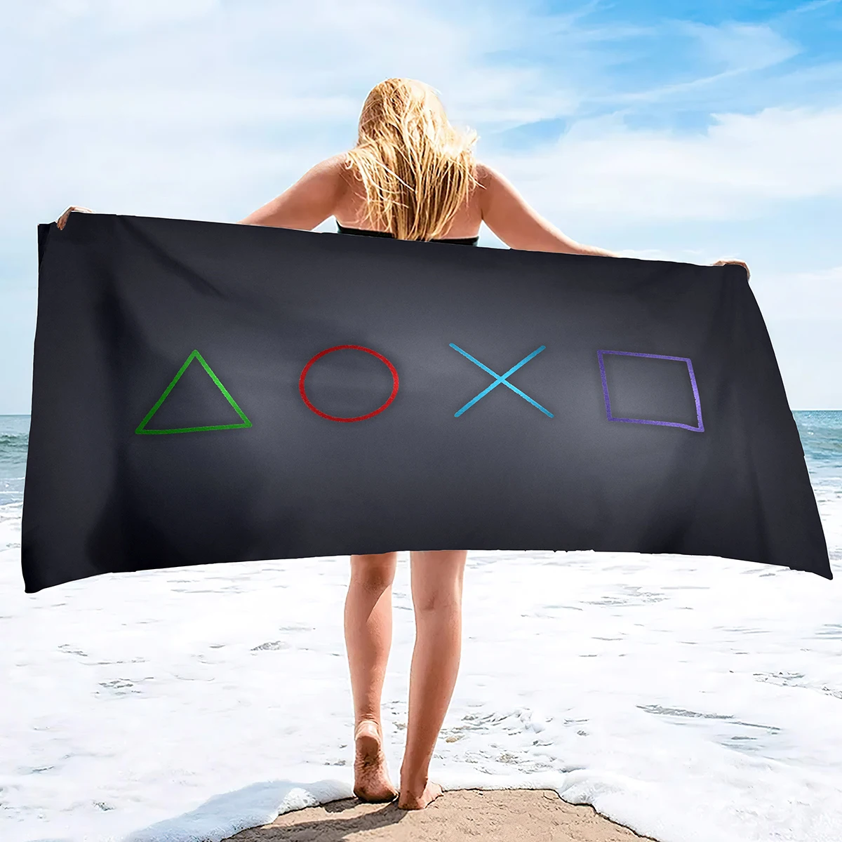 BAAROO Serviettes De Plage Pour Adultes, Picasso Homme Et Femme