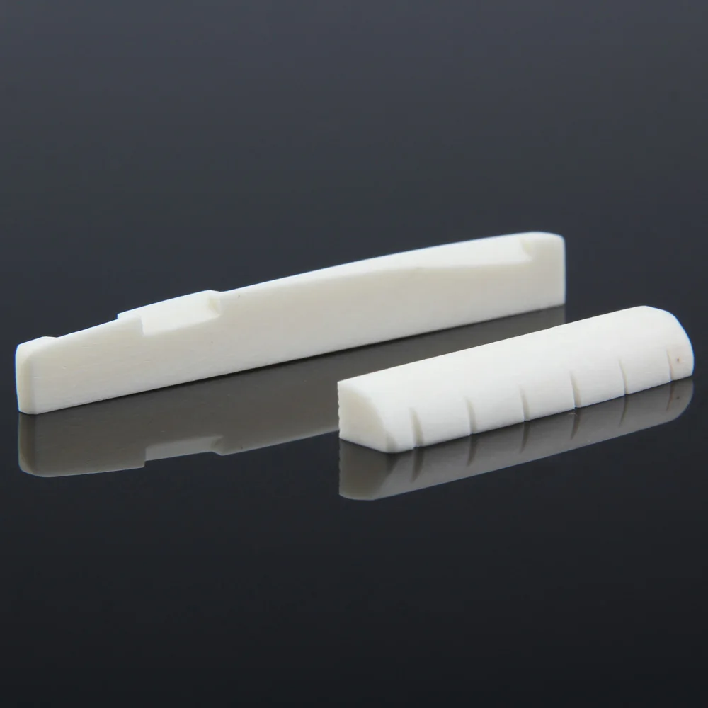 6 String Guitar Bridge Saddle for Acoustic Guitar Buffalo Saddle Instrument Replacement Spare Part Classical Guitar Accessories