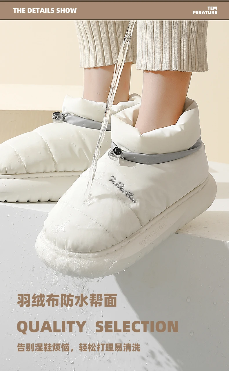 Pantuflas unisex de felpa suave e impermeables para el invierno - True Deals Club