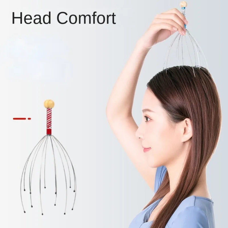 

Tiredness Metal Head Relax Massager Octopus Head Massager Scalp Massager Relaxation Relief Body Remove Head Massager Relax