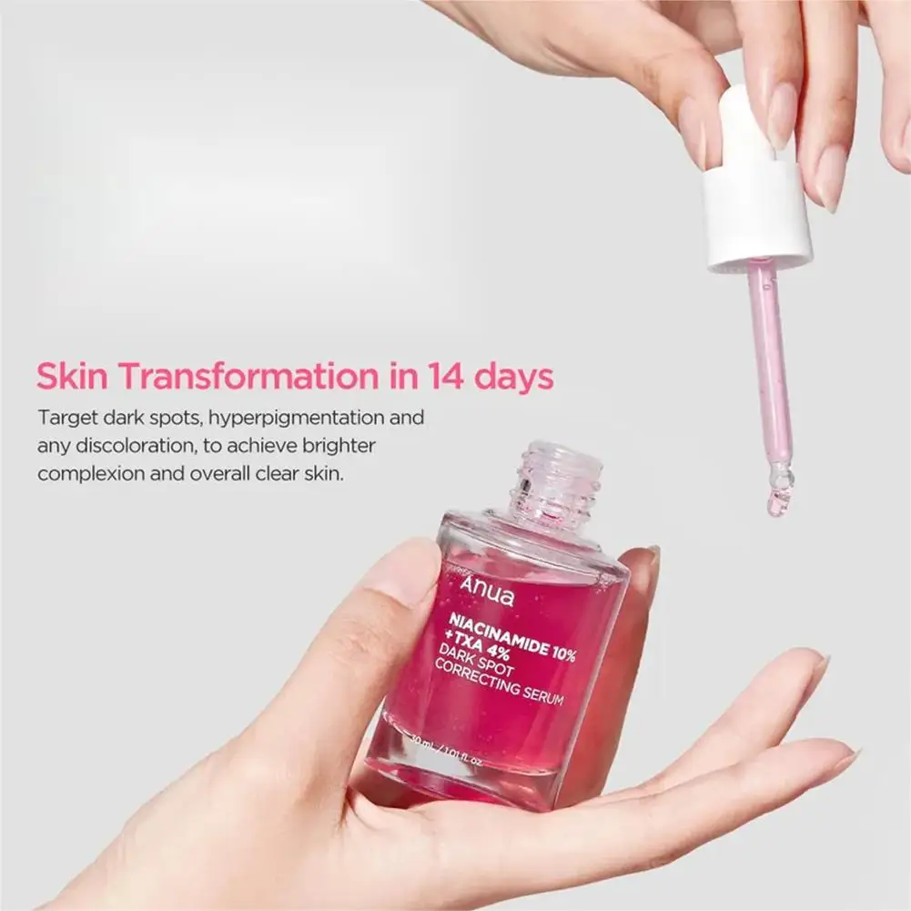 Facial Serum 1/2PCS Niacinamide Melanin Removal Fade Melasma Dark Spots Corrector Shrink Pores Hyaluronic Acid Moisturizing