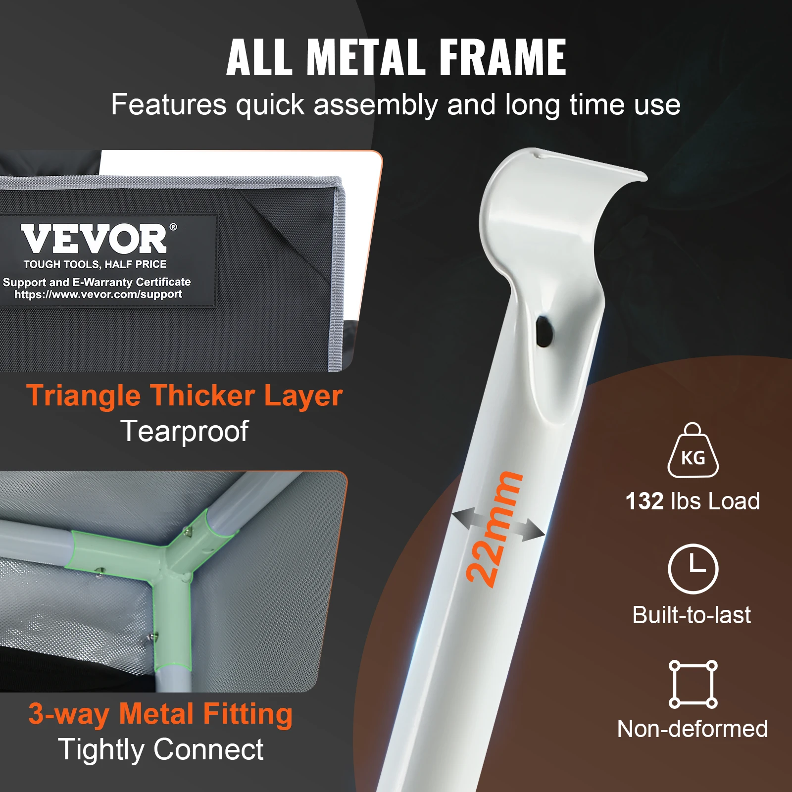5x5 Grow Tent High Reflective 2000D Mylar Hydroponic Growing Tent VEVOR grow tent