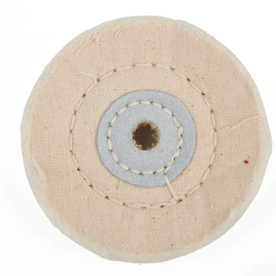 1pc Buffing Polishing Wheel Cloth Diameter 76mm/3inch Inner 10mm/0.4inch  Thickness 12mm/0.47inch For Rotary Tool Grinder Pad