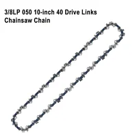 10 Inch 3/8"LP Electric Saw 40 Drive Links Chainsaw Chains Logging Saw Blade Pruning Chain Saw Chain Accessories Wood Cutting 2