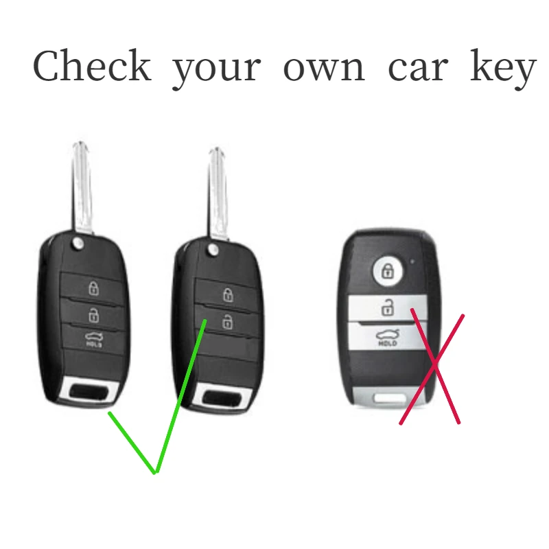ABS auto Flip Key Case Cover Shell Fob per KIA RIO 3 K2 K3 K4 K5 Sportege Picanto Optima Soul Ceed Sorento Forte Stinger Cerato 7 ABS auto Flip Key Case Cover Shell Fob per KIA RIO 3 K2 K3 K4 K5 Sportege Picanto Optima Soul Ceed Sorento Forte Stinger Cerato - Sb496bb55f06049fb9b2b197278e1cc6by