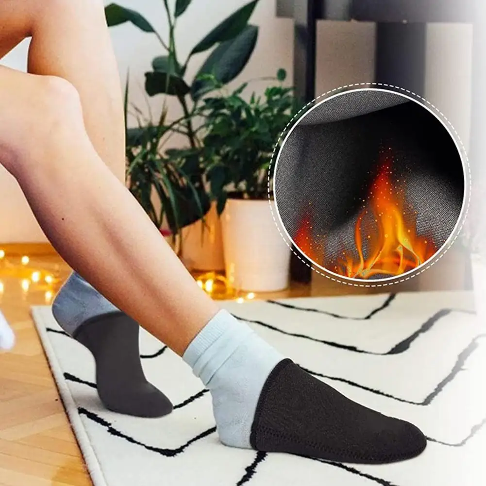 1 Pair Toe Warmers Windproof Coldproof Neoprene Winter Thermal Socks Cycling Running Hiking Ice Baths