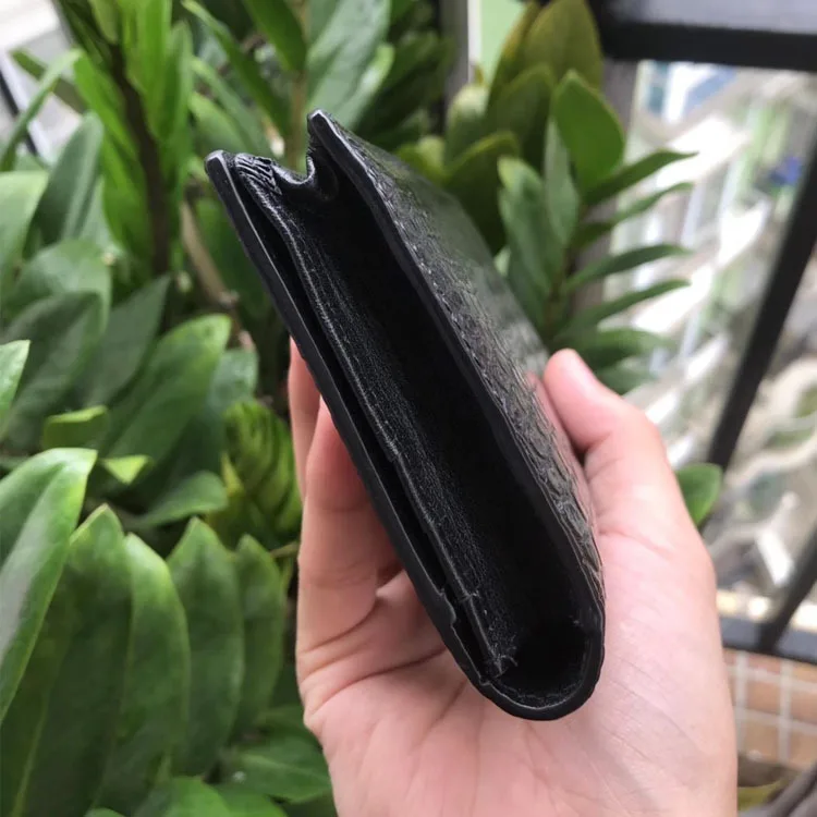 2023 Fashion Business Men's Alligator Wallets Crocodile Genuine Leather Long Organizer Wallet Boy Brand Luxury Card Holder Purse 5