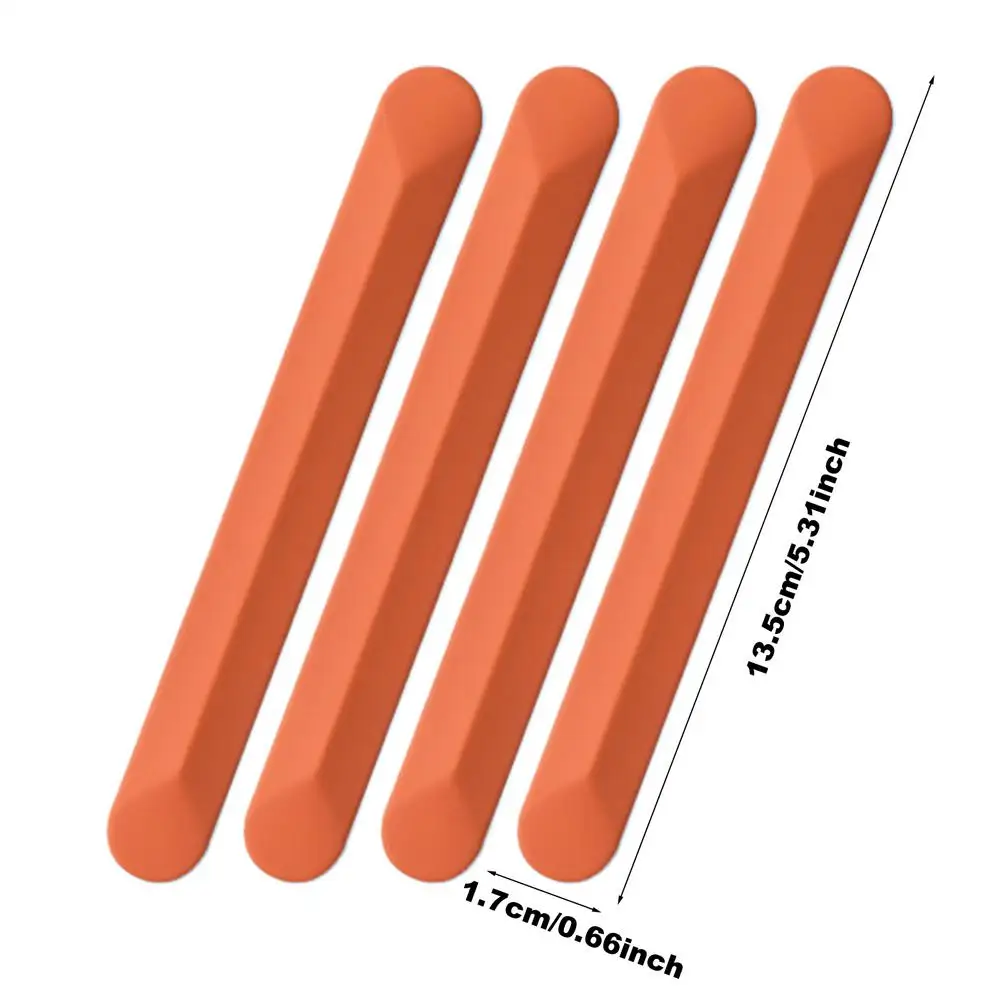 Scratch Guard For Car Auto Door Anti-Collision Sticker 4X Soft Side Edge Anti-Collision Strips For Door Edges And Rearview