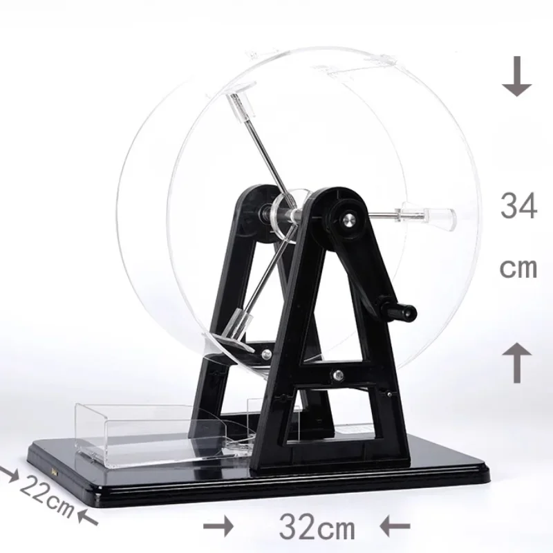 Funny Candy Dispenser Original Storage Box Transparent Hand Cranked Random Capsule Coffee Machine Container Kitchen Accessories 5