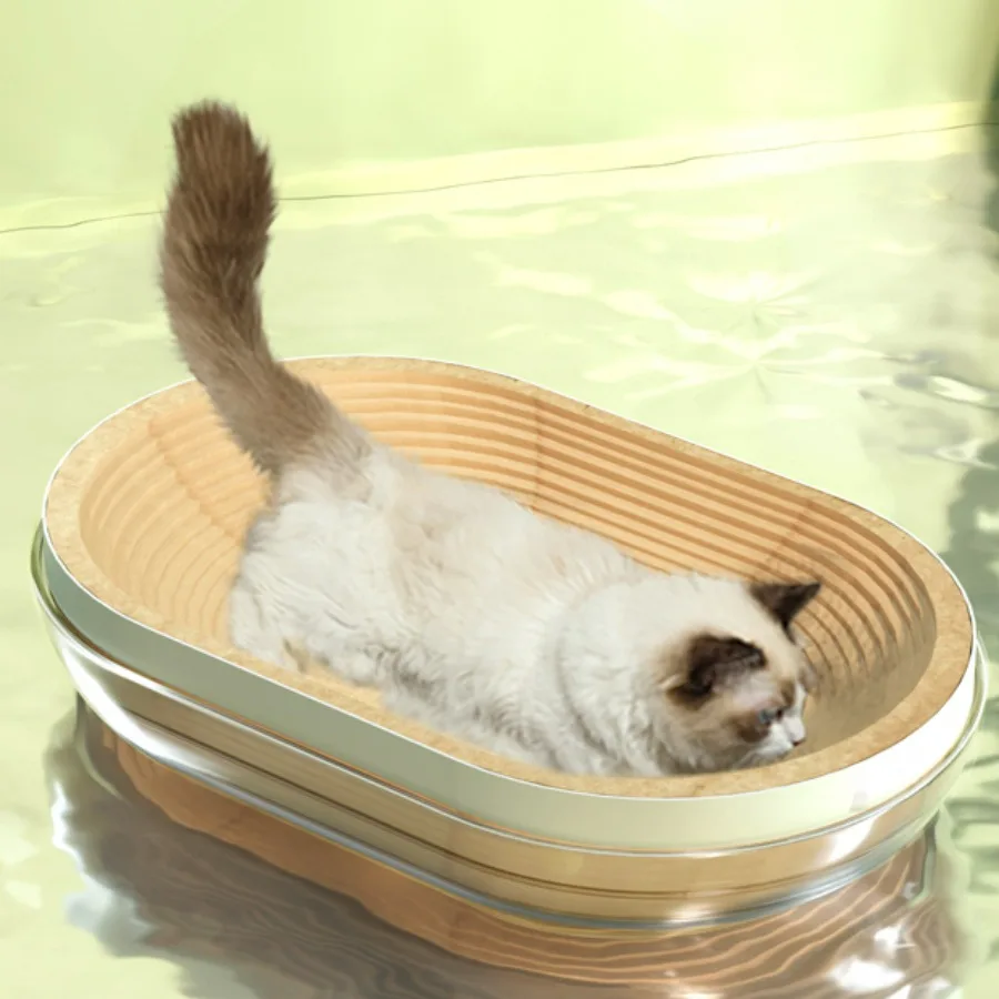 

Round Cardboard Light Weight Cushions Cat Scratch Board Breathable Removable Cats Nest Home Areneros Para Gato Pets Supplies