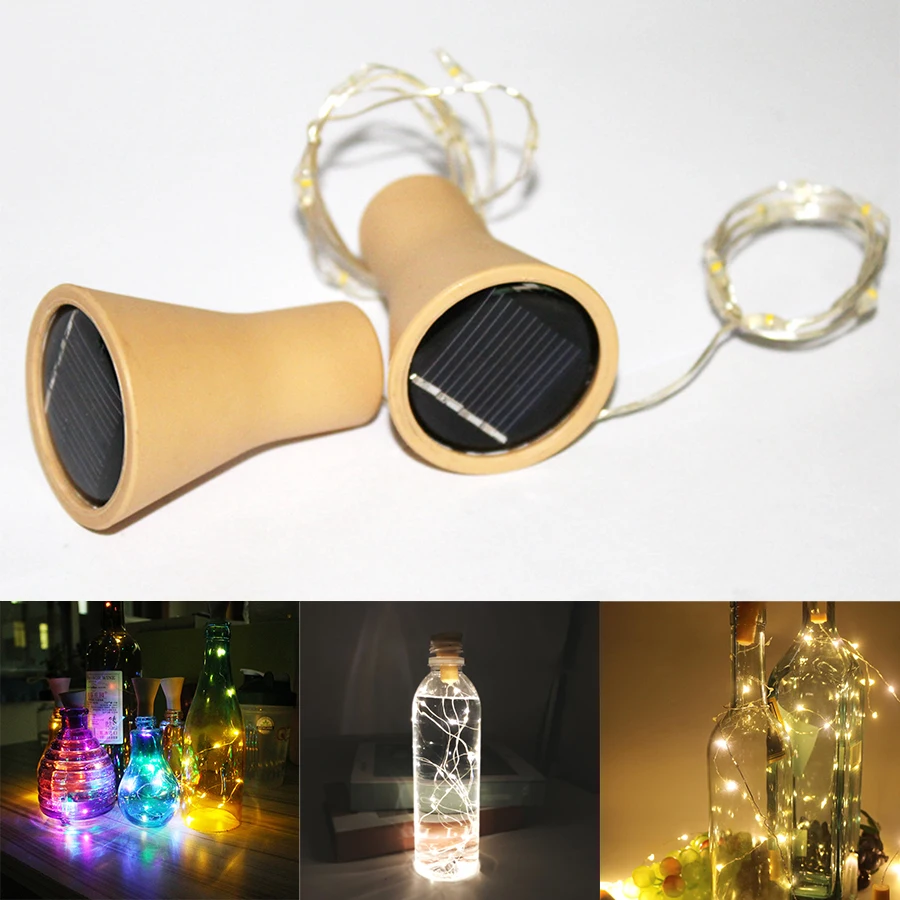 1M 10Leds/3M 30Leds Solar String Fairy Lights Impermeabile Outdoor Garland Solar Power Lamp Natale Per La Decorazione Del Giardino