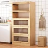 Modern Multi-layer Kitchen Cabinet Home Furniture Storage Cabinet Dining Sideboard Living Room Floor Tableware Electrical Racks 1