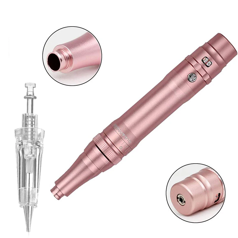 Wireless PMU Machine Tattoo Pen Permanent Makeup Microblading Eyebrows Eyeliner Lip Beauty Professional Cartridge Needles Kit