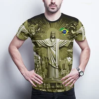 Été nouveau brésil jésus maillots de Football Wifru entraînement de Football en plein air uniformes respirants t-shirts à séchage rapide pour hommes hauts pour enfants 5