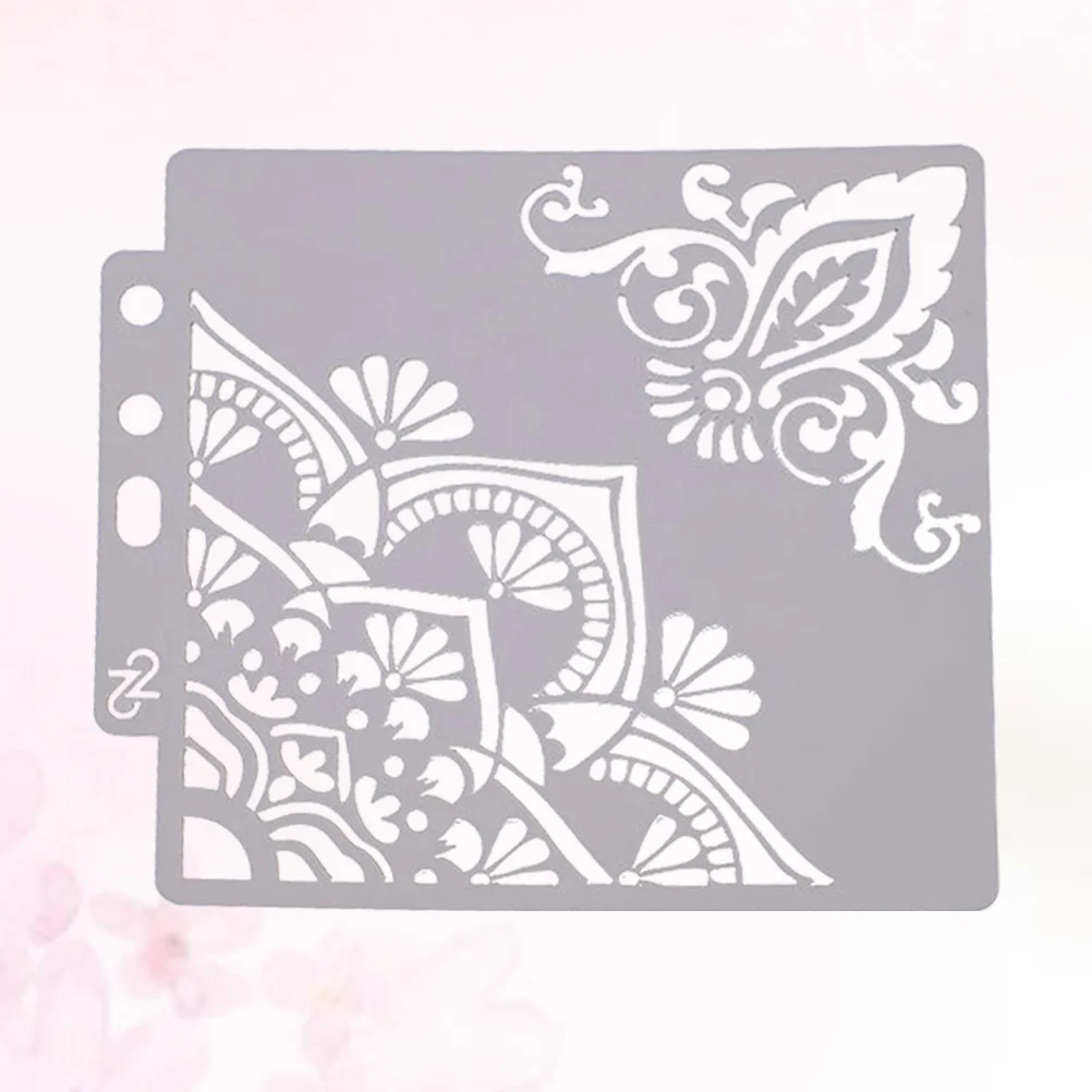 

Drawing Templates Painting Stencils Fresh Flowers Wedding Card for Scrapbooking