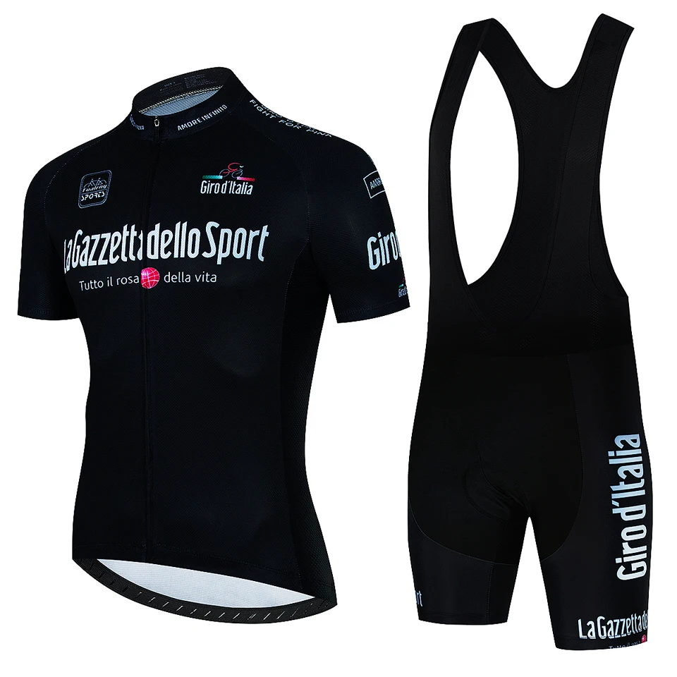 Tour Of Italy Men's Cycling Jersey Sets Bicycle Short Sleeve Cycling Clothing Bike Maillot Breathable Cycling Jersey Bib Shorts 3