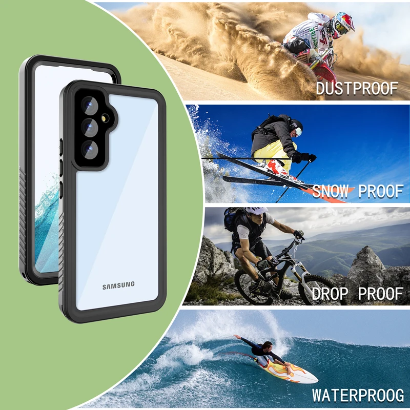 For Samsung Galaxy A54 Case High Quality Waterproof Full Body Protection Sking Drop-proof Cover for Galaxy A54