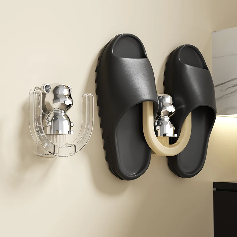 Bathroom Adhesive Wall-Mounted Storage Hooks