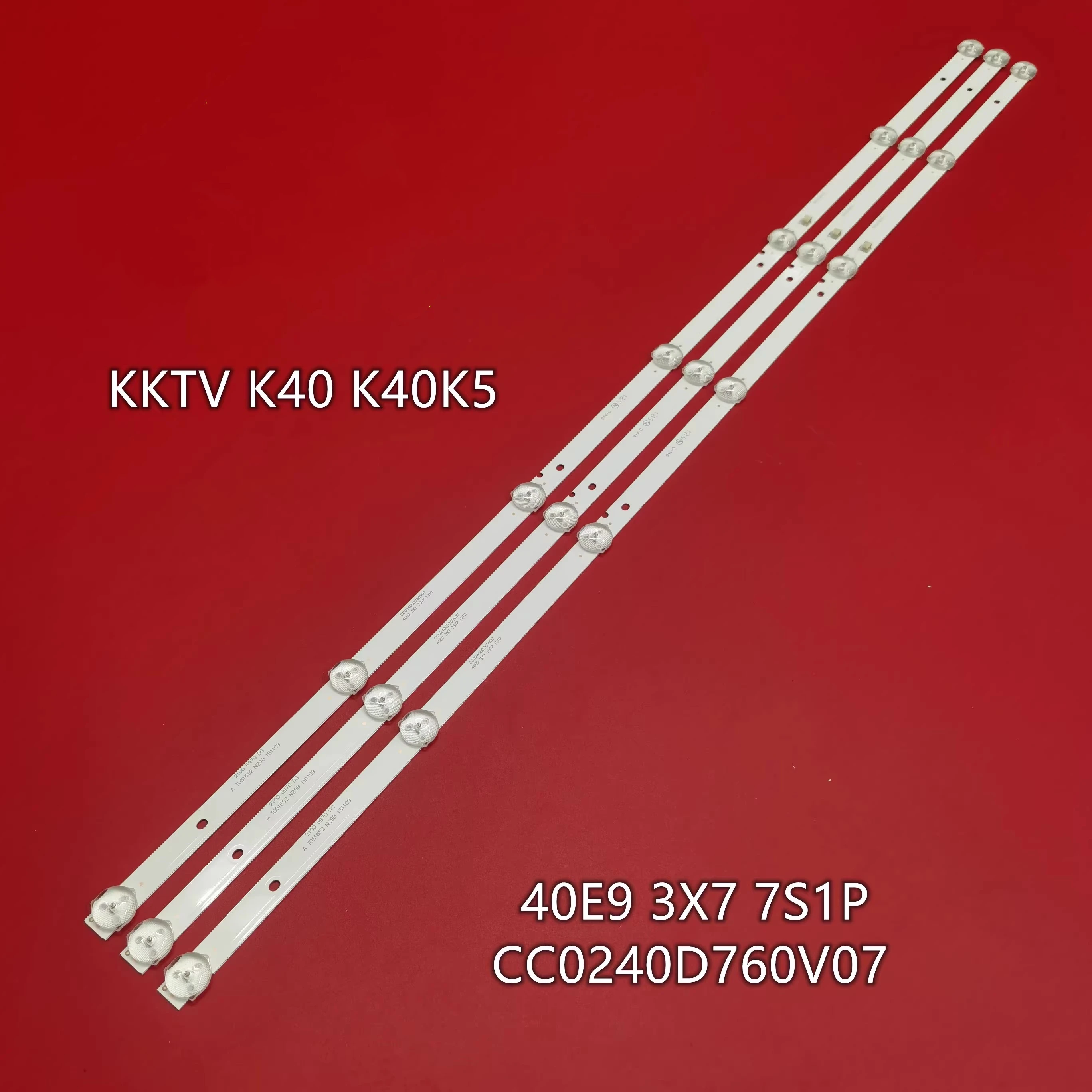 

Фонарь для подсветки K40S K40 K40K5 X0958 CC02400D760V07 40E9 3X7 7S1P 1210 3B7CX76512
