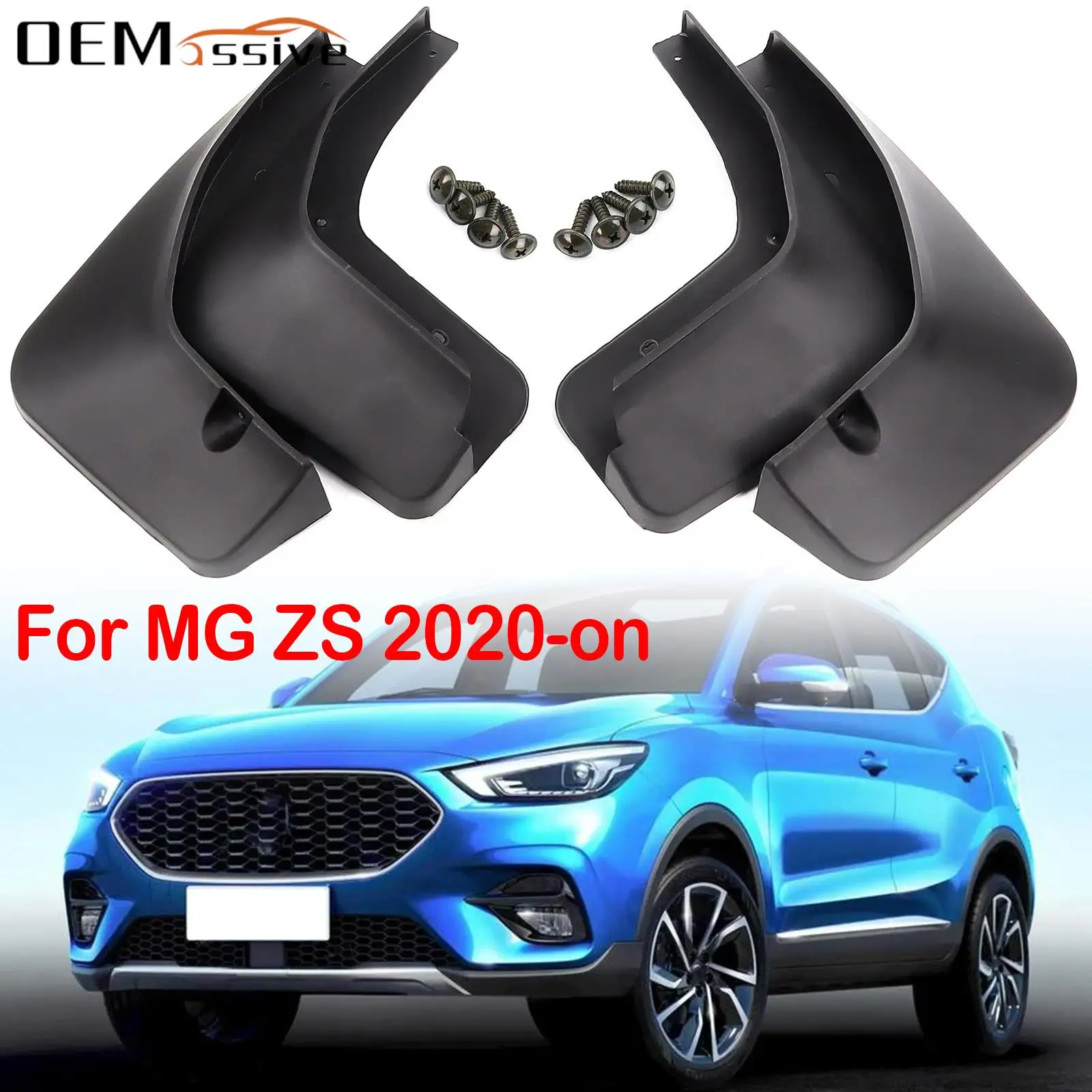 

4pcs For MG ZS EV ZX PLUS ZST VS ZS11 2020 2021 2022 2023 Mud Flaps Splash Guard Mudguards Front Rear Molded Fender Car Styling