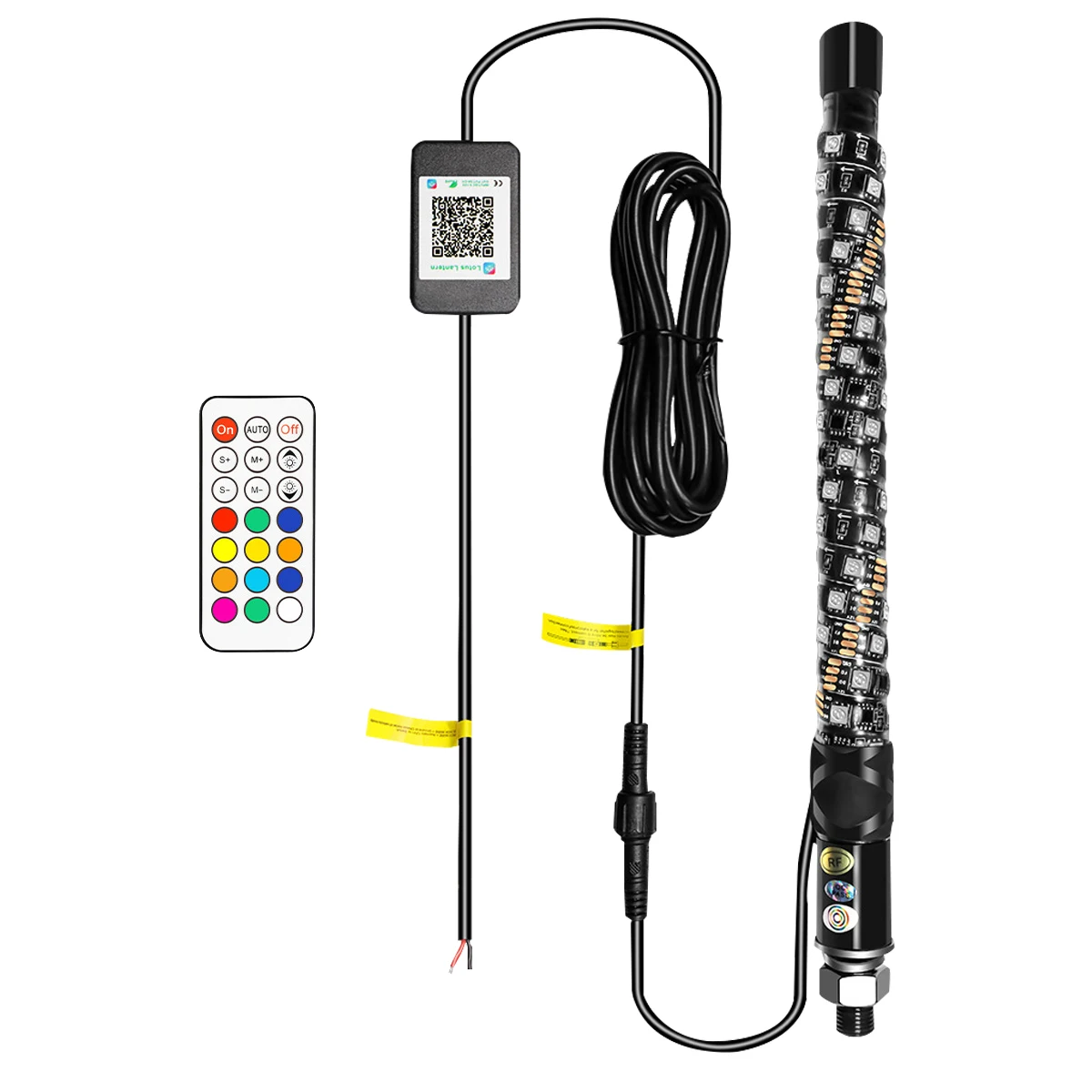 ตัวเลือกสินค้า ไฟ LED สำหรับรถ ATV UTV พร้อมแอปและรีโมทคอนโทรล