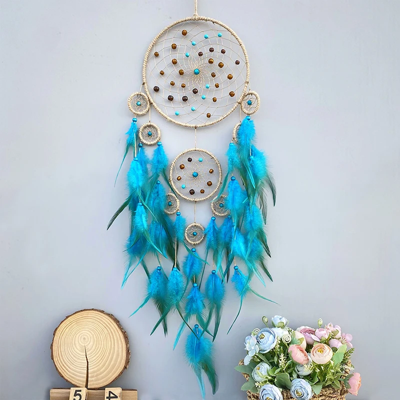 Handmade Dream Catcher Wall Hanging - Native American Inspired Home Decor, Bedroom Ornament, Meaningful Gift - View #9