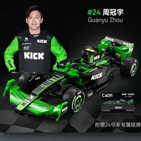 2024 MOC Sauber F1 Team C44 Formula-1 F1 Racing Car Number 24 Sports Car Building Blocks City KICK Car Bricks Toys Holiday Gifts 5