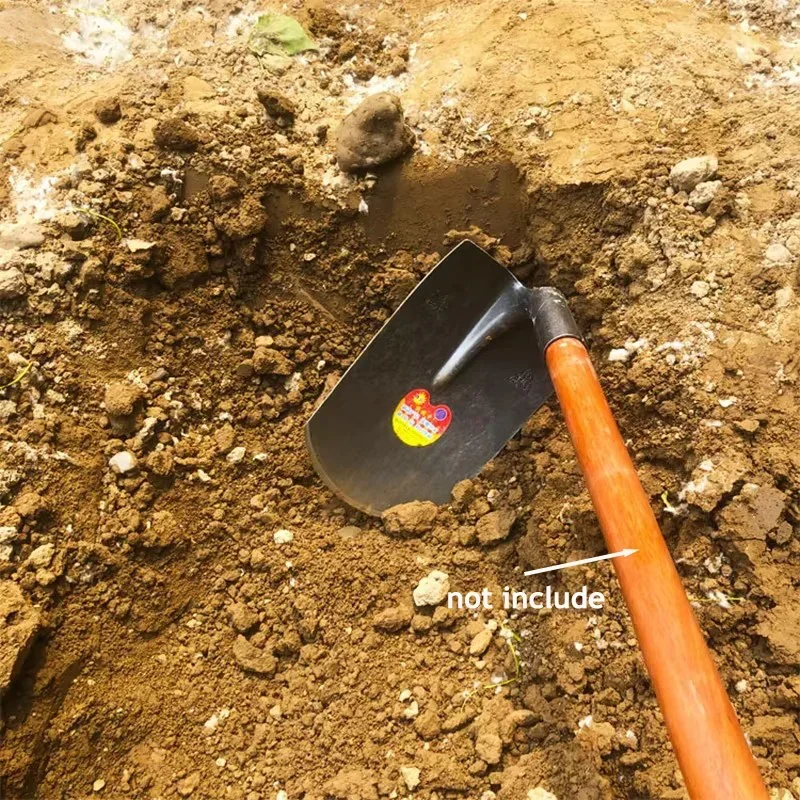 Multifunctional Hoe Agricultural Ridging Cleaning Tool Manganese Steel Wide and Long Digging Bamboo Shoots Ditching Dredging Hoe 4