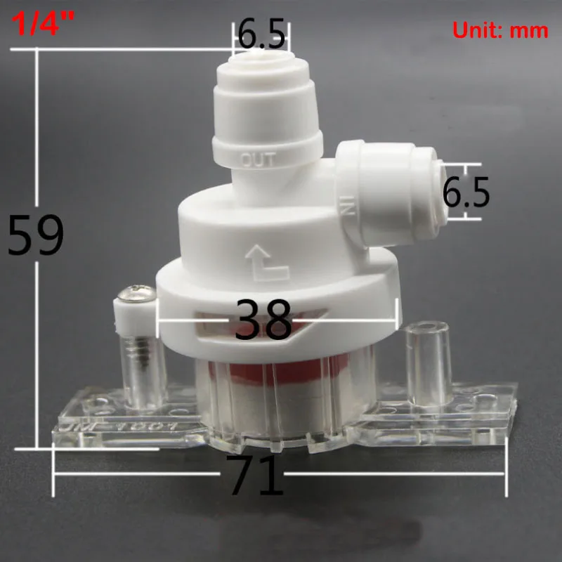 Description Picture 6 of item1/4" 3/8" Water Shut Off Valve Leakage Guard for RO Reverse Osmosis System Cut Off Water Protector
