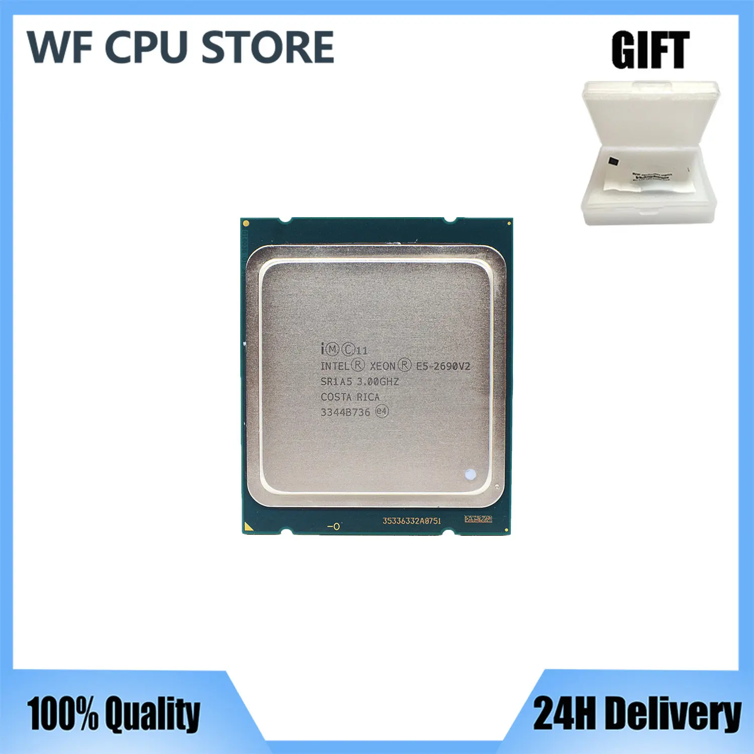 

Intel E5 2690 v2 Processor SR1A5 3.0Ghz 10 Core 25MB Socket LGA 2011 Xeon CPU