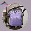 Disney Mickey New Diaper Bag Backpack Cartoon Fashion Pregnant Women's Bag Large Capacity Multifunctional USB Baby Diaper Bag 4