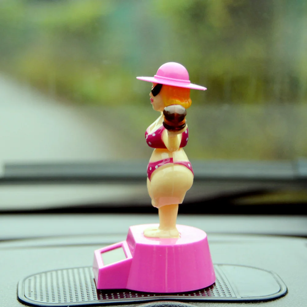 Solar Dancing - Theme Figure Toy | Swinging Toy | Energy Swivelling Doll | For Car Dashboard Decoration, Desk Dancing Solar Toy