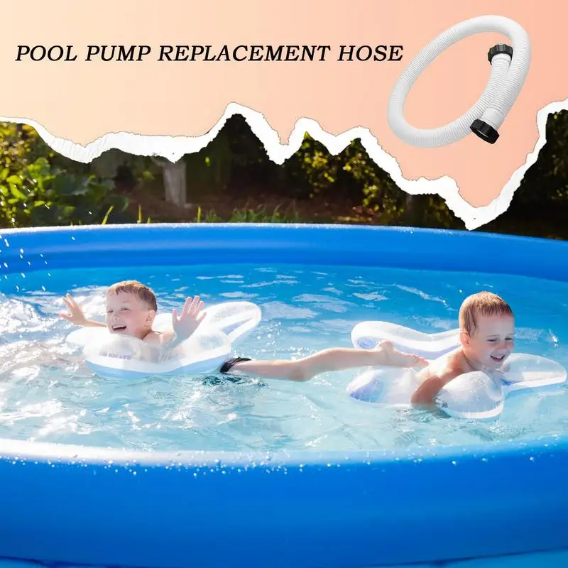 Ground Pool Hose Replacement 1.5 Inch Diameter Ground Pool Hose Replacement 59 Inch Long Interconnecting Tubes Sand Filters