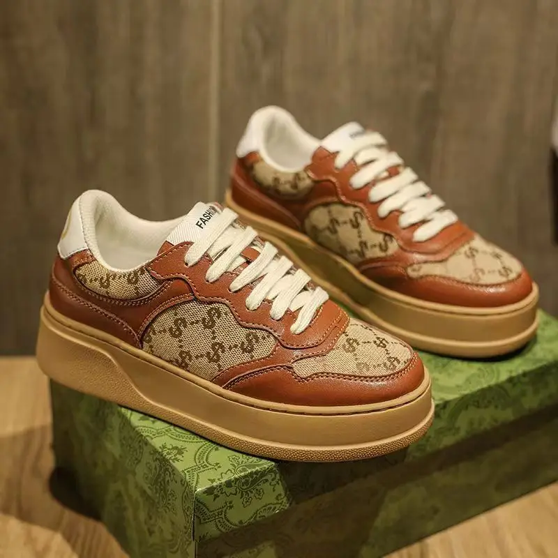 2024 New Trendy Thick-soled Sports Shoes Men's Luxury Sports Shoes Breathable Couple Casual Sneakers