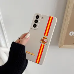 Spain Flag - Inspired Red and Yellow Line Phone Case Cover - Galaxy S24 Ultra (ZMCWH01)