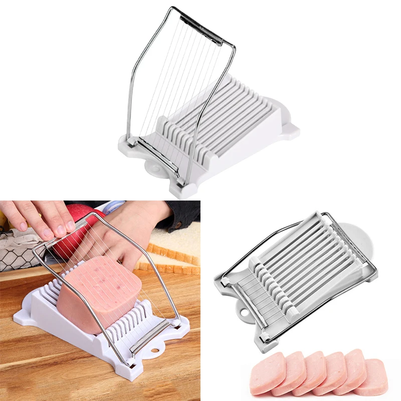 Luncheon meat cutting kitchen meat cutting fruit device slicer ham and egg slice tool household